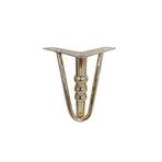 BafArt Metal Mobilya Ayağı Omega Model 10 Cm Altın 4 Adet