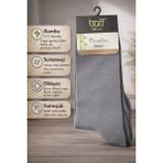 Baff Gri 10'lu Bambu Erkek Çorap - 40 - 44