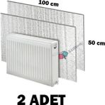 Baffhome Ankaflex Isı Yalıtımlı Radyatör Petek Arkası Sıcaklık Tasarruf 2 Adet Kalorifer Izopan Levhası