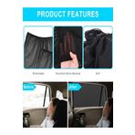 Baffhome Araba Araç Oto Yan Uyumlu Cam Güneşlik Örtü Perde Kılıf Güneşliği Araba Anne Bebek Emzirme Perdesi