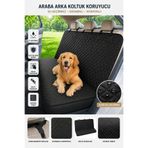 baffhome Araba Oto Araç Içi Arka Koltuk Kedi Köpek Koltuk Kılıfı Şiltesi Su Geçirmez Koruyucu Örtü