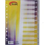 Bafix 1-10 Rakamlı Plastik A4 Seperatör