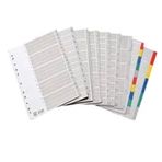 Bafix 1-31 Rakamlı Plastik A4 Seperatör