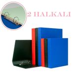 Bafix A42H03 Siyah A4 2 Halkalı Klasör