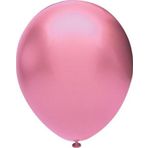 Bafix Balon Metalik Pembe (100 Lü Paket)