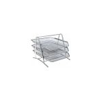 Bafix Evrak Rafı Metal Perforeli 3 Katlı Gri Bfx-Mer9205G
