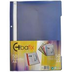 Bafix Plastik Lacivert A4 Telli Dosya