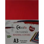 Bafix Plastik Opak A3 160 Mıc Kırmızı Cilt Kapağı