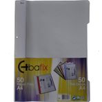 Bafix Telli Dosya Plastik A-4 Gri 66721 50 Li (1 Paket 50 Adet)