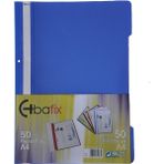 bafix telli dosya plastik a-4 mavi klasik 66724 50 li (1 paket 50 adet) - Yok