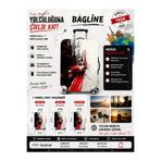 Bag line Likralı Esnek Kumaş Araba Baskılı Dayanıklı Valiz ve Bavul Kılıfı