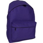 Bagacar 126 Su Geçirmez Kumaş Lila Unisex Günlük ve Okul Sırt Çantası 43x12x30 cm – Şık ve Dayanıklı Tasarım