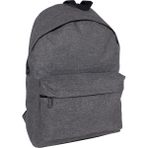 Bagacar 126 Su Geçirmez Kumaş Unisex Günlük Okul ve Seyahat Sırt Çantası, Ayarlanabilir Askılı 43x12x30 cm - Gri