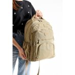 Bagacar Bolsas 1087 Su Geçirmez Ithal Krinkıl Kumaş Laptop Bölmeli Okul ve Günlük Sırt Çantası Kum - OKUL VE GÜNLÜK SIRT ÇANTASI - Adrenalin Mavi - 44*32*18