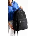Bagacar Bolsas 1094 Su Geçirmez Ithal Krinkıl Kumaş Laptop Bölmeli Okul ve Günlük Sırt Çantası Siyah - OKUL VE GÜNLÜK SIRT ÇANTASI - 0TB-Siyah - 45*31*18