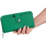 Bagacar Bozuk Para ve Telefon Bölmeli Kullanışlı Cüzdan Yeşil - Benetton