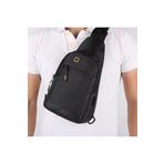 Bagacar Mega Model 1008 Siyah Unisex Body Bag Omuz Çantası