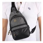 Bagacar Mega Model 1033 Gri Unisex Body Bag Omuz Çantası