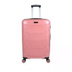 Bagacar Ultra Hafif Silikon Kabin Boy Valiz Pembe+Etıket Hedıyelı!