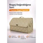 Bagaj Çantası Oto Bagaj Organizer Çift Kat Deri Su Geçirmez Kaymaz Katlanır Araç Düzenleyici - Drcx8