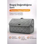 Bagaj Çantası Oto Bagaj Organizer Lüks Tay Tüyü Su Geçirmez Kaymaz Katlanır Düzenleyici - Y9