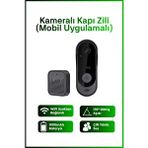 BAGAJON Harvox Wi-fi Kameralı Kapı Zili – 1080p Akıllı Kablosuz Görüntülü Güvenlik Kamerası, 170° Geniş Açı, Uzaktan Kontrol