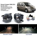 Bagajon Renault Kangoo 2008-2019 Beyaz LED Xenon Sis Farı Seti