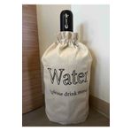 Bagand Krem Water Please Drink More Baskılı Damacana Kılıfı