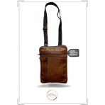 Bagard Orenda Deri Postacı Çantası 2022 Kadın İçin Ergonomik Tasarım 17X25CM - Kahverengi