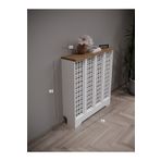 BAGAX Petek Üstü Dekoratif Dresuar – Kalorifer Gizleme Antre Konsolu | Dar Alanlar İçin Modern ( iç 76 ) ( dış 80 cm ) D1