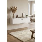 BAGAX Tek Kapaklı Modern Dresuar Antre Hol Dekoratif Dresuar Mobilya 80 CM
