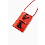BAGBOX Nar Çiçeği Hakiki Deri Telefonluk , Kartlık , Gözlük Kılıfı