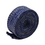 Bağcıklar, Örgü Ayakkabı Bağcığı, Erkekler Kadınlar Için geniş Dantel Yağ Ayakkabı Bağı Kanvas Kalınlığı Düz ​​Şapka Kordon Unisex Spor Dize(Blue white,160cm)