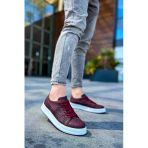 Bağcıklı Erkek Günlük Ayakkabı Bordo