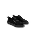 Bağcıklı Süet Erkek Klasik Sneakers Ayakkabı Tarz0104 (Siyah, EU Ayakkabı Beden Sistemi, Yetişkin, Sayısal, Orta, 44)