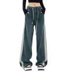 Baggy Jeans Bayan Low Waist Boyfriend Y2k kot pantolon Hip Hop Straight Vintage Denim pantolon geniş bacak bol sokak giyimi slip kot günlük pantolon, B, M