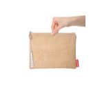 Baghashtag Beyaz Püsküllü Jüt Clutch Bez Çanta