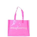 Baghashtag Pembe Şeffaf Plaj Çantası