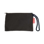 Baghashtag Siyah Clutch Pamuk Bez Çanta Şık Görünüm ve Yıkanabilir Özellikler ile Küçük Boy - 20x15