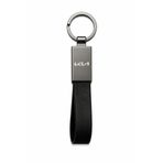 Baghes Kia Anahtarlık Parlak Metal & Deri – Çift Tarafı Logolu, Premium Şık Tasarım, 12 x 2 cm Boyut, Araba Aksesuar
