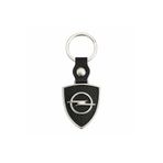 Baghes Opel Logolu Metal Deri Oto Anahtarlığı, 9cm x 3.5cm Boyut, Şık Hediyelik Araba Aksesuar