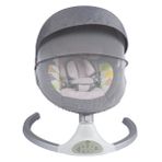 Bagi Dandini 2 Ev Tipi Ana Kucağı Tipi, Otomatik Sallanma, Bluetooth, Tente ve Sineklikli, 0–9 kg, Gri -