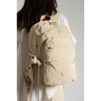 Baginn 571 Collection Lise Üniversite Okul Çantası Klinkır Kumaş Sırt Çantası 45 x 30 cm - Bej