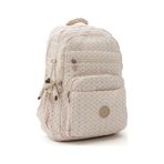 Baginn 571 Collection Okul Çantası Çok Cepli Yağmur Geçirmez Klinkır Kumaş krem