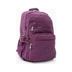 Baginn 571 Collection Okul Çantası Çok Cepli Yağmur Geçirmez Klinkır Kumaş (Mor)