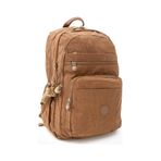 Baginn 571 Collection Okul Çantası Çok Cepli Yağmur Geçirmez Klinkır Kumaş taba