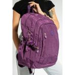 Baginn 571 Collection Sırt Çantası 43*30 Cm Okul Çantası Klinkır Kumaş - 43 x 30 cm - Mor