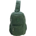 Baginn Bodybag Göğüs Çantası Çok Cepli Hafif Klinkır Kumaş Unisex Badybag Sırt Çantası - Yeşil