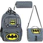 Baginn İlkokul Çantası 3'lü Set 42*30 Cm Beslenme Çantası Kalem Kutusu Ortopedik Sırt Erkek Çocuk Kids Bag