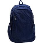 Baginn Klinkır Bayan Sırt Çantası Büyük Boy Yağmur Geçirmez Hafif Kumaş Çok Cepli Kadın Okul Sırt Çantası 45 cm - Lacivert
